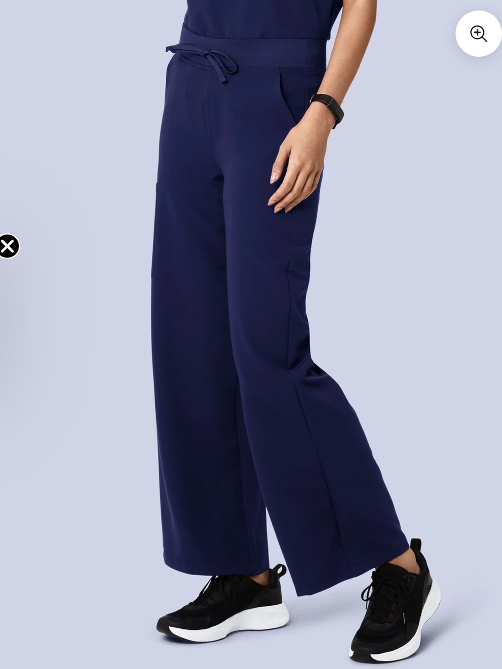 Wide-Leg Women's Pants in Navy - Comfortable Everyday Style